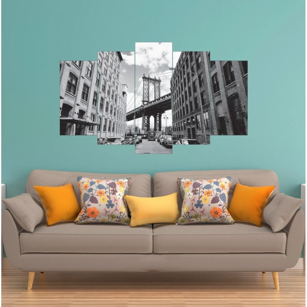 Vícedílný obraz La Maison Des Couleurs Brooklyn Bridge v:809450