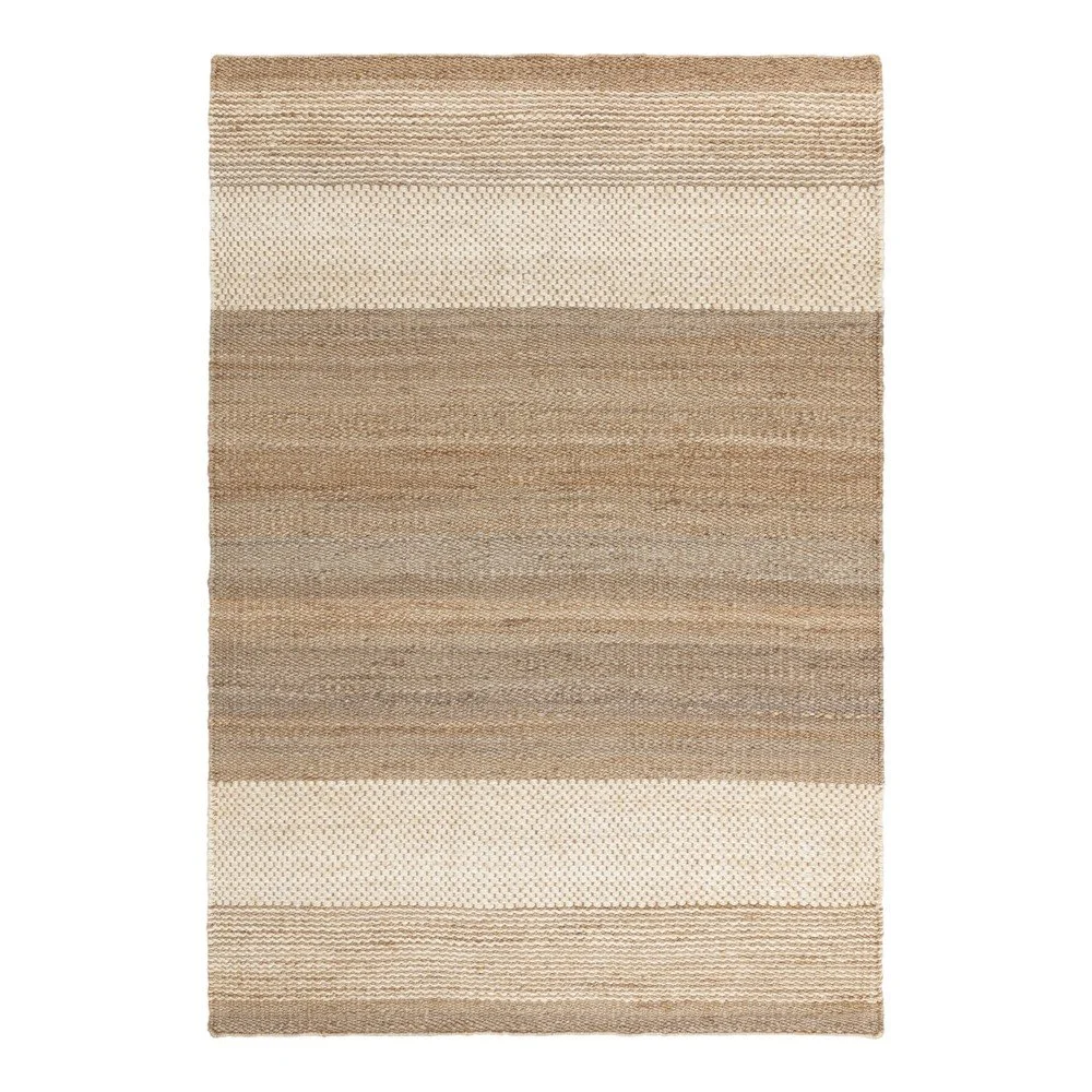 Bílo-béžový oboustranný ručně tkaný jutový koberec 160x230 cm Cedar – Asiatic Carpets v:1697076