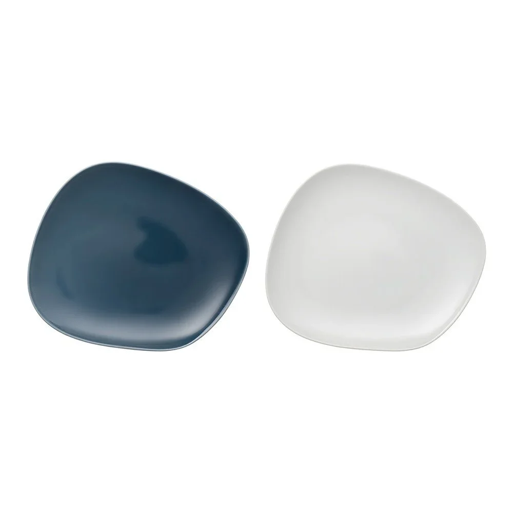 Sada 2 modro-bílých porcelánových talířů Like by Villeroy & Boch Group v:1340085