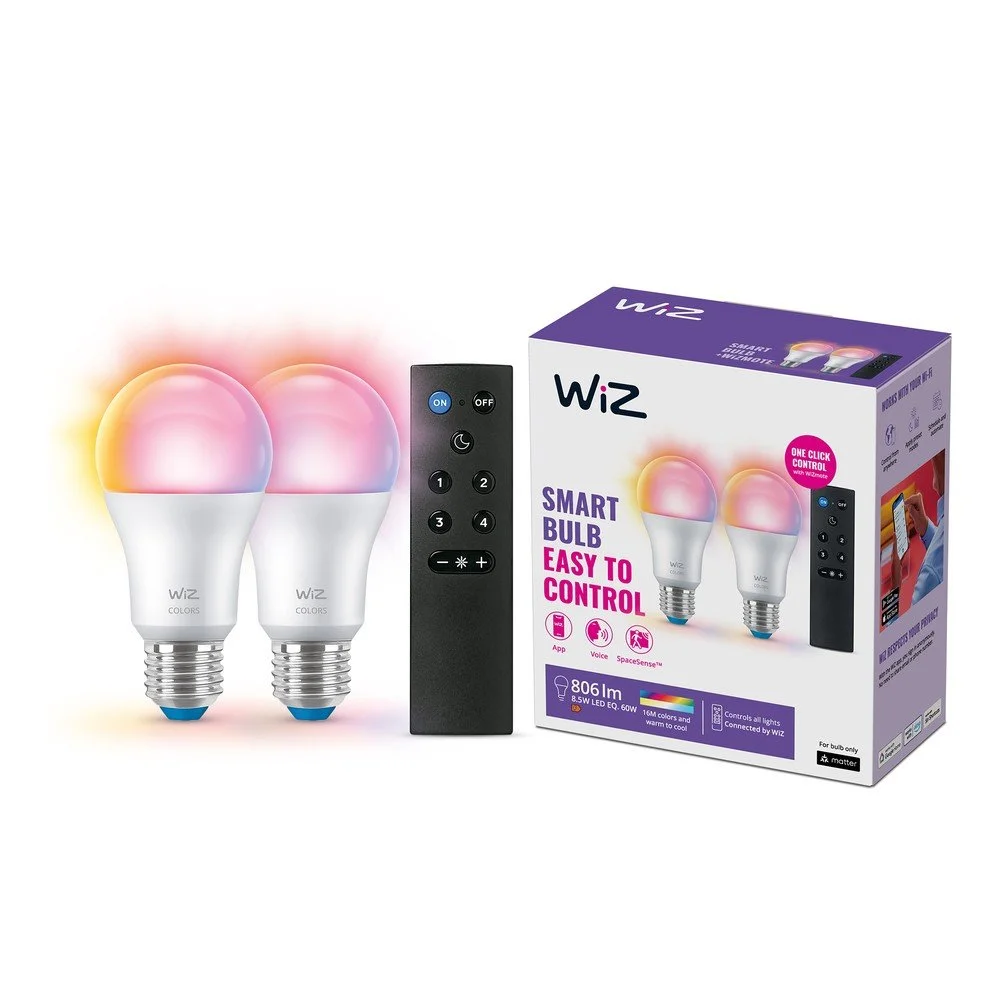 LED smart žárovky v sadě 2 ks E27, 9 W – WiZ v:1785356