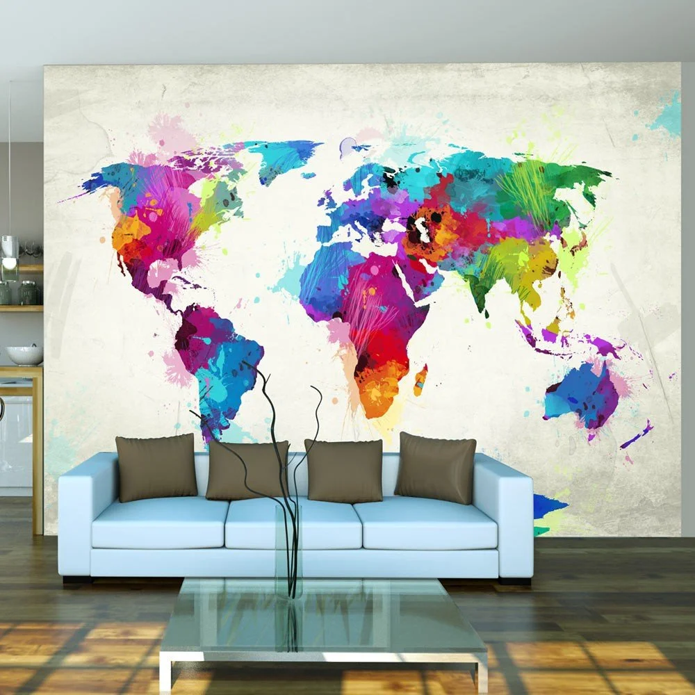 Velkoformátová tapeta Artgeist Happiness Map, 300 x 231 cm v:1028364