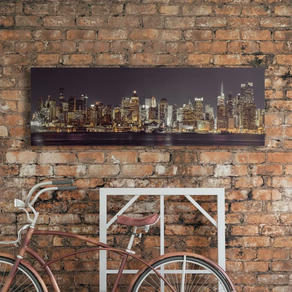 Obraz na plátně OrangeWallz City, 52 x 156 cm v:1144364
