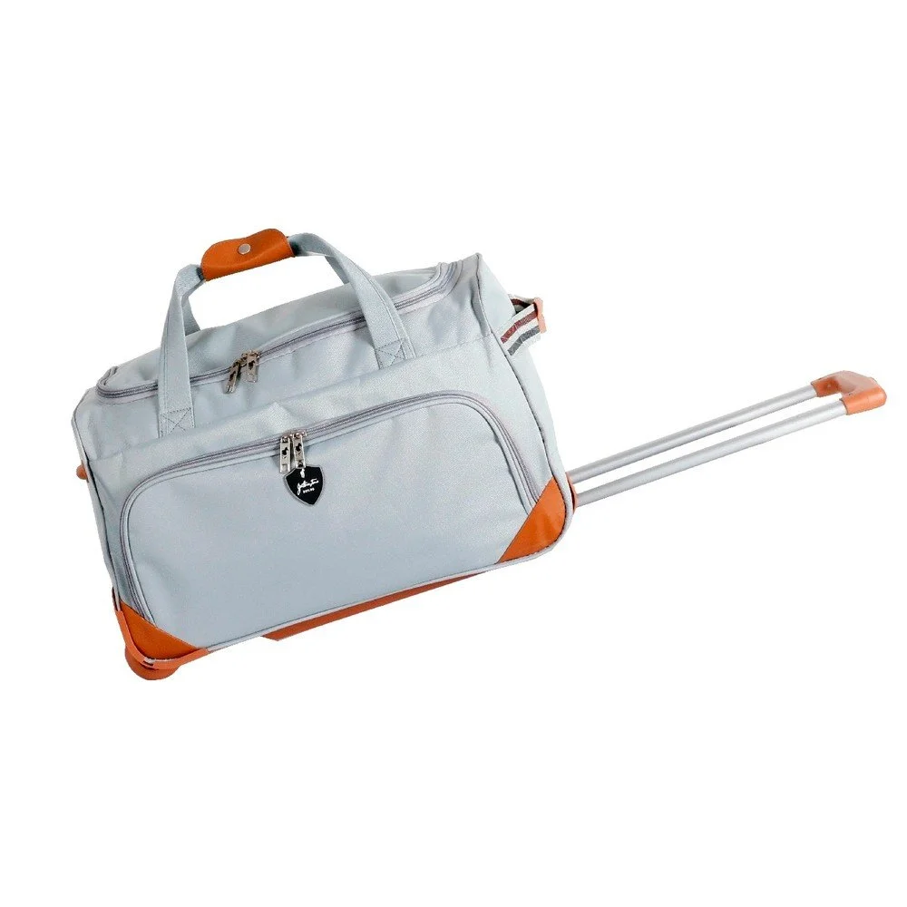 Světle šedá cestovní taška na kolečkách GENTLEMAN FARMER Sporty, 88 l v:1148274 Světle šedá cestovní taška na kolečkách GENTLEMAN FARMER Sporty, 88 l v:1148274