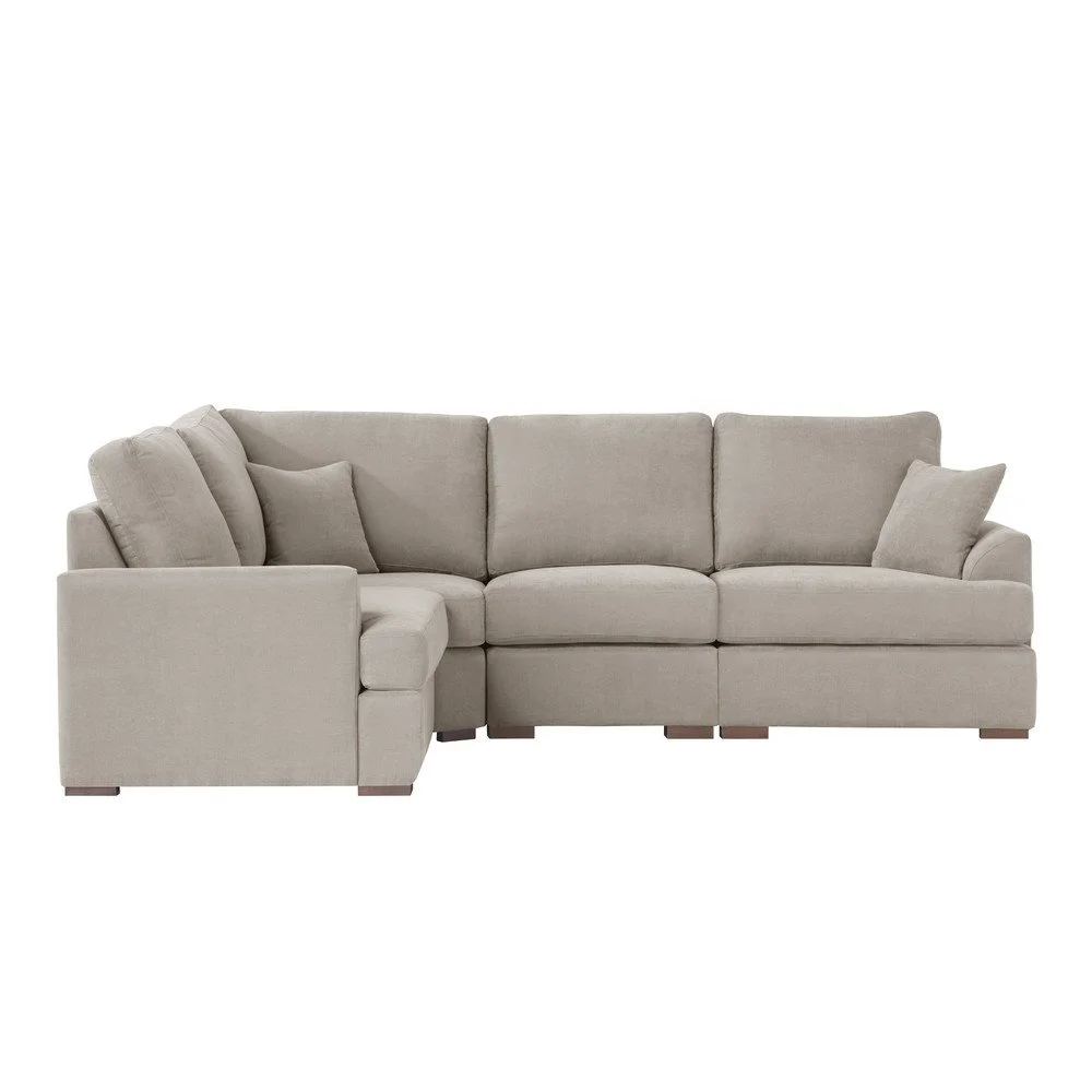 Rohová pohovka Jalouse Maison Irina, levý roh, taupe v:689504