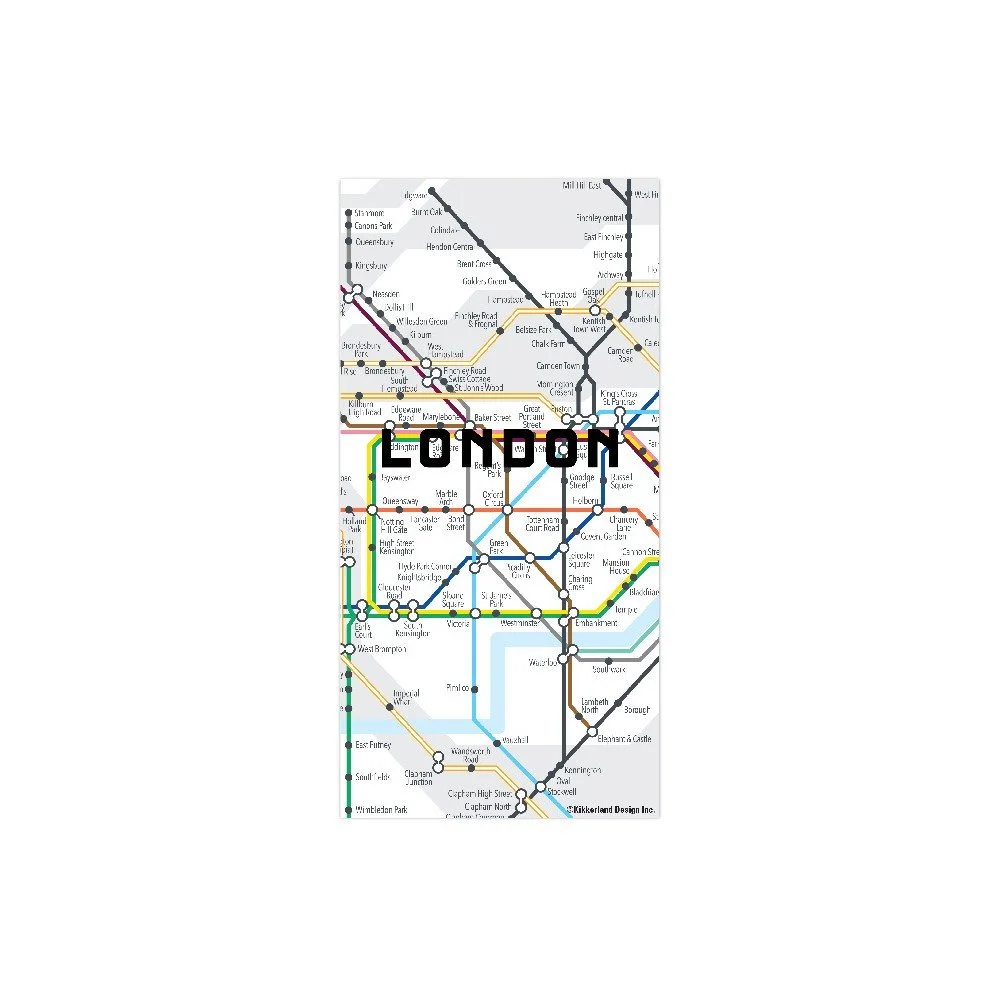 Mapa ve formě magnetů Kikkerland London v:1157912