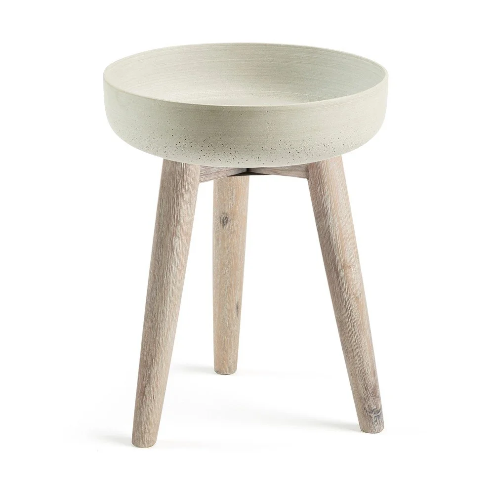 Šedý stojan na květiny La Forma Stahl, Ø 36 cm v:1012248