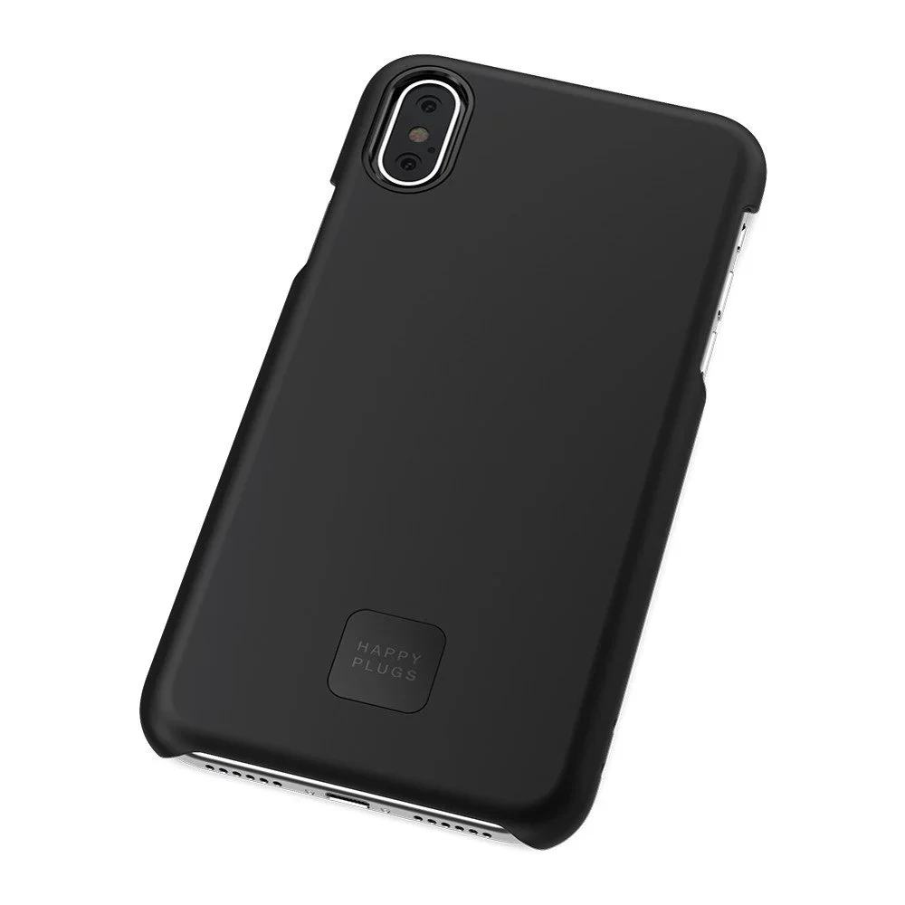 Černý kryt na telefon pro iPhone X a XS Happy Plugs Slim v:1198692