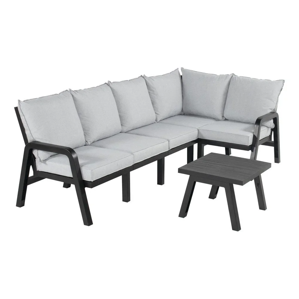 Šedý zahradní lounge set pro 4 Ibiza – Hartman v:1504792