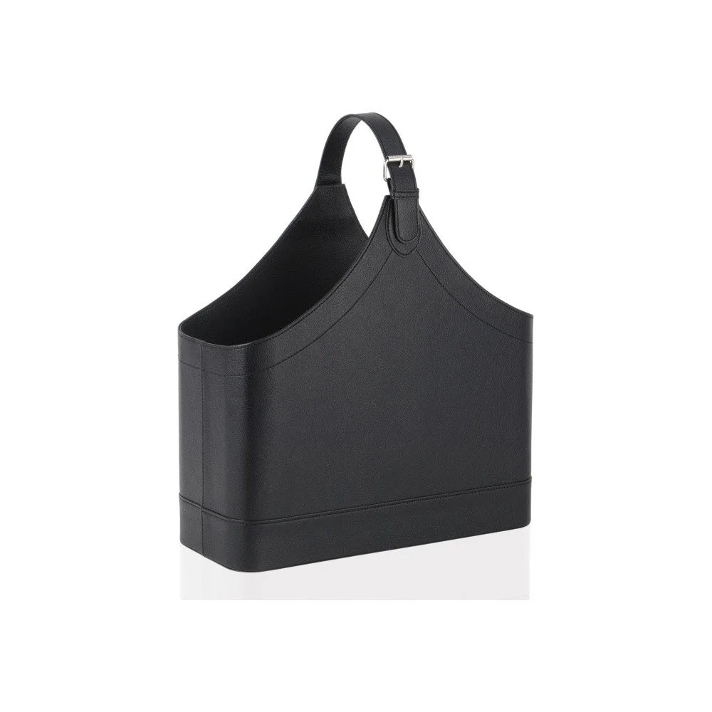 Černý stojan na časopisy Andrea House Rack v:700476