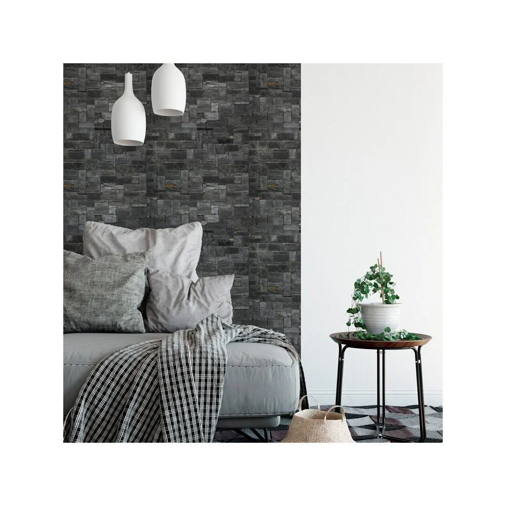 Nástěnná samolepka Ambiance Basalt Stone Veneer, 40 x 40 cm v:1181690