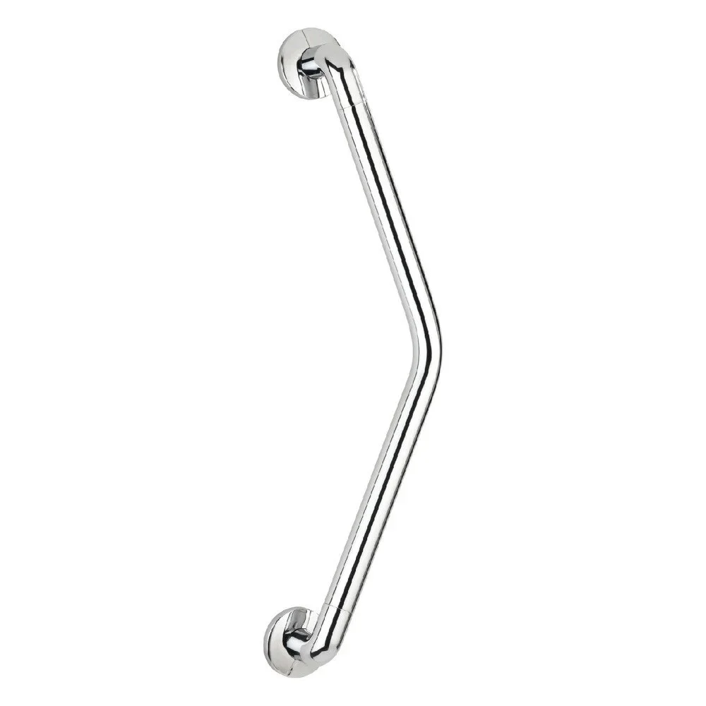 Stříbrné bezpečnostní držadlo do koupelny Wenko Grab Rail Chrome, 17 x 68 cm v:1233498
