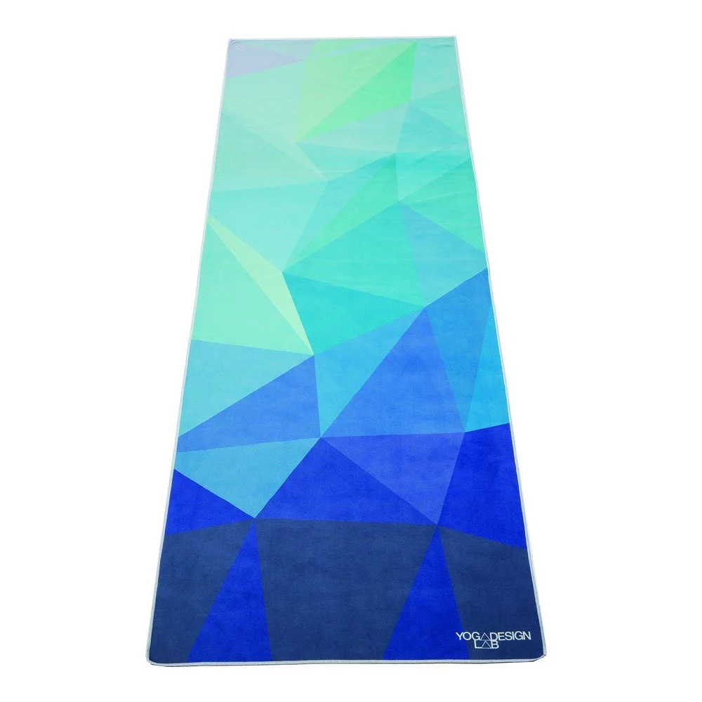 Ručník na jógu Yoga Design Lab Geo Blue v:1063790