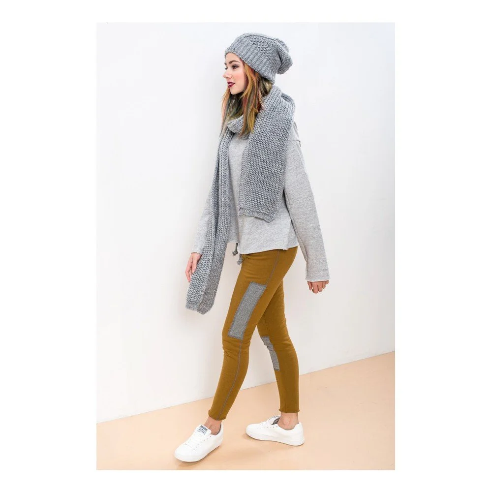 Hnědé legíny Lull Loungewear Hunter, vel. M v:990374