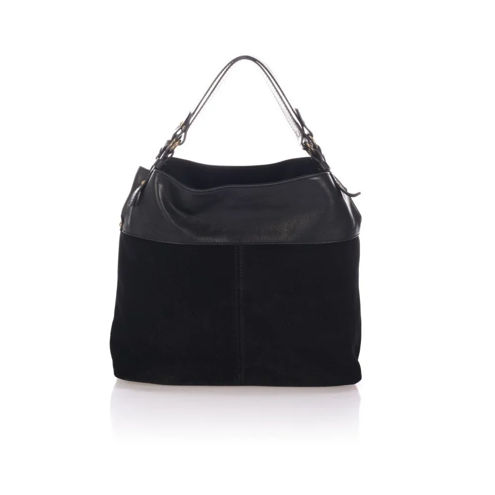 Černá kožená kabelka Markese Sailor v:787560