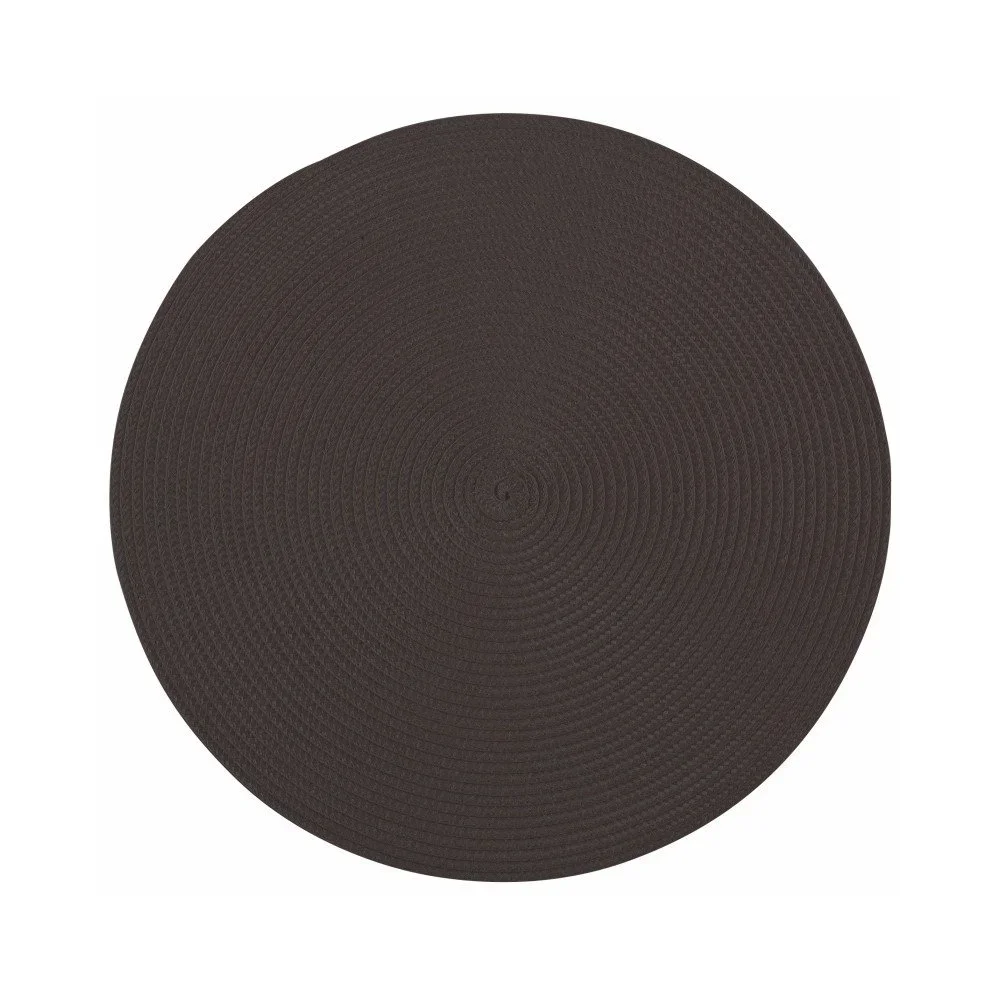 Černé kulaté prostírání Tiseco Home Studio Round, ø 38 cm v:1280930