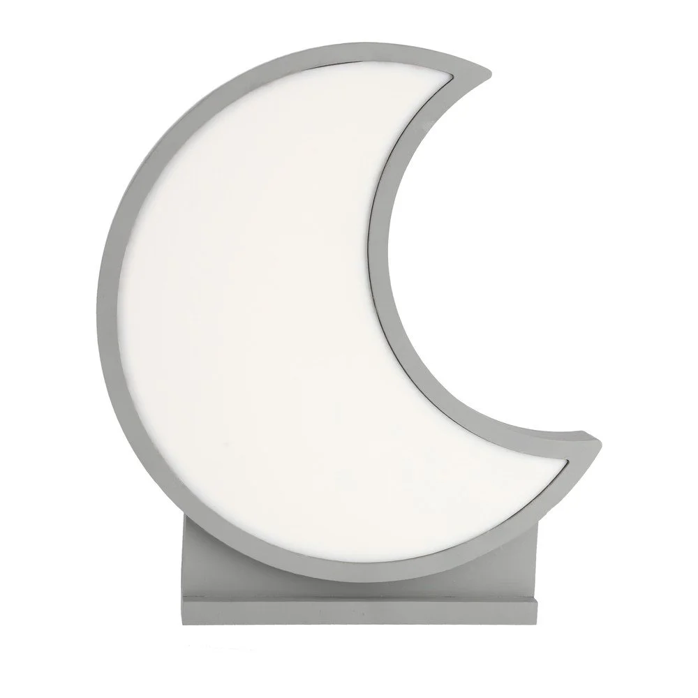 Šedá dětská lampička Moon – Candellux Lighting v:1556124