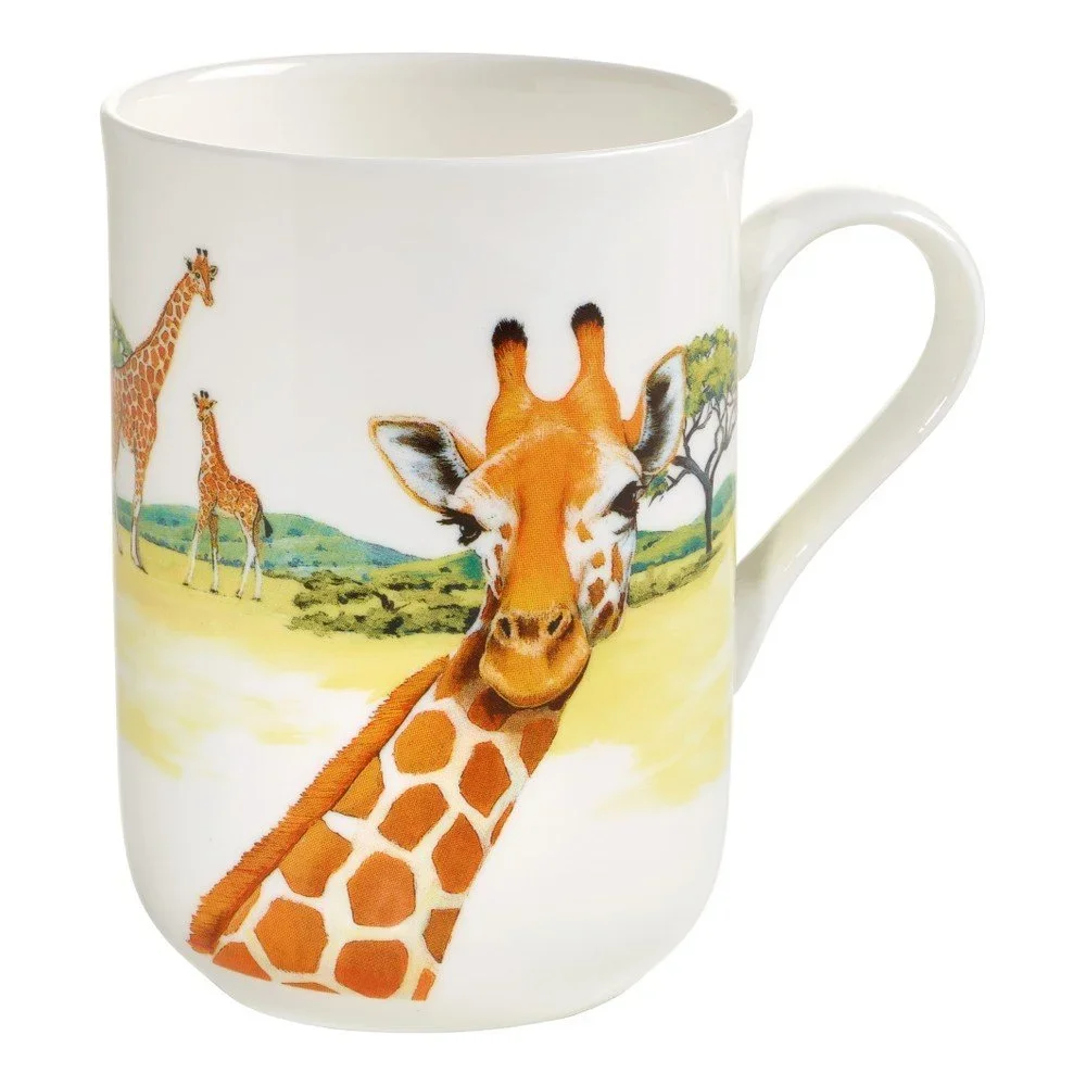Hrnek z kostního porcelánu Maxwell & Williams Animals Giraffe, 330 ml v:1030012