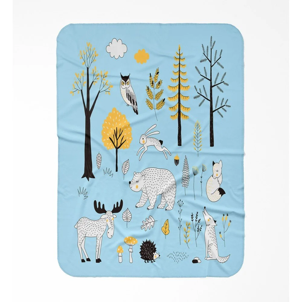 Dětská deka OYO Kids Animals And Nature, 120 x 160 cm v:1321958