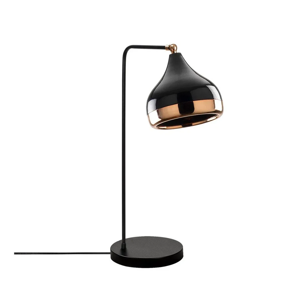 Stolní lampa v černo-měděné barvě Opviq lights Yildo v:1333142