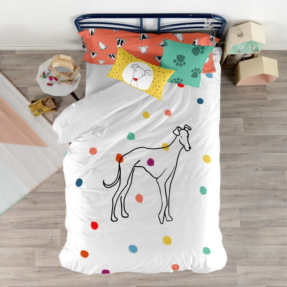 Set povlaku na přikrývku a polštář s potiskem Baleno Greyhound, 140 x 200 cm v:1211650