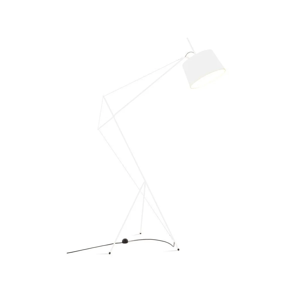 Bílá stojací lampa HARTÔ Elisabeth v:757672
