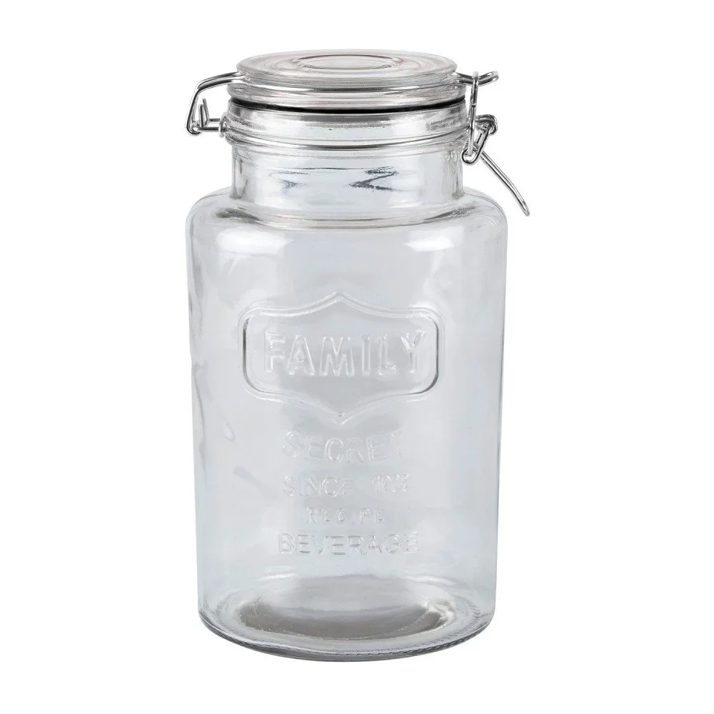 Skleněná dóza na potraviny KJ Collection Kitchen, 2 l v:1009800