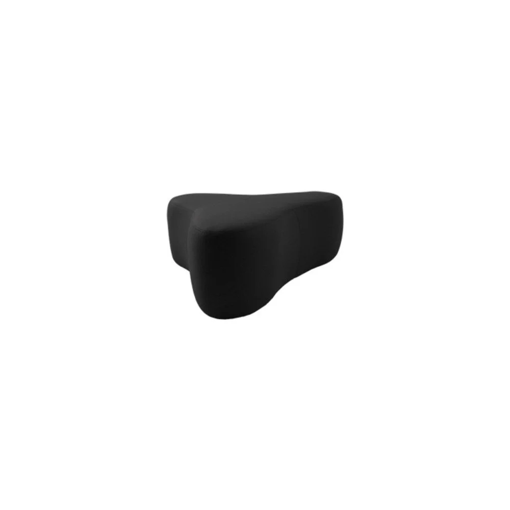 Černý puf Softline Chat Felt Black, délka 130 cm v:1195674