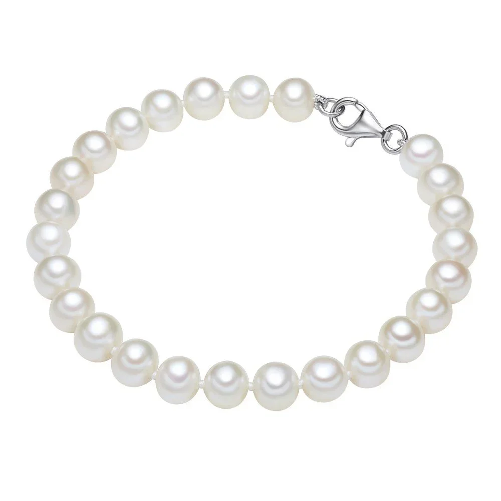 Perlový náramek Chakra Pearls, 17 cm v:743776