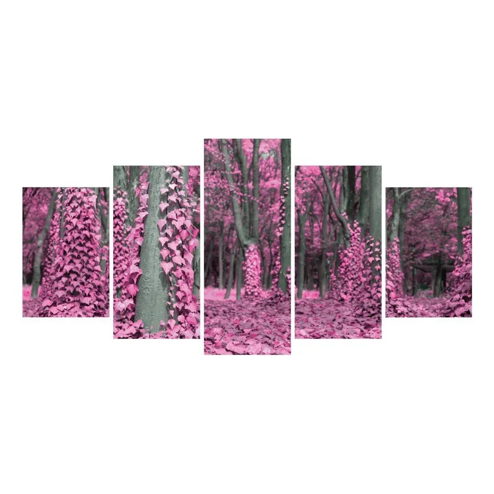 Vícedílný obraz La Maison Des Couleurs Purple Forest v:809380