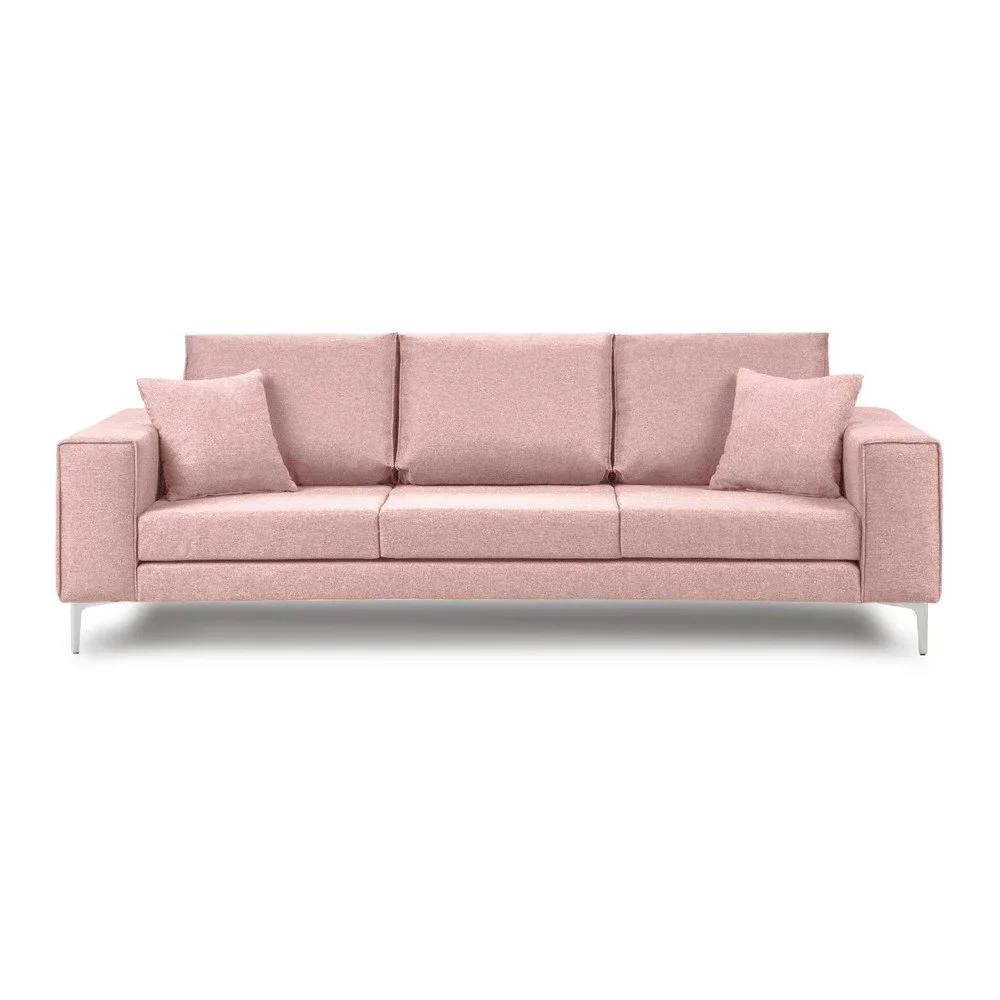 Růžová pohovka Cosmopolitan Design Cartagena, 264 cm v:1210992