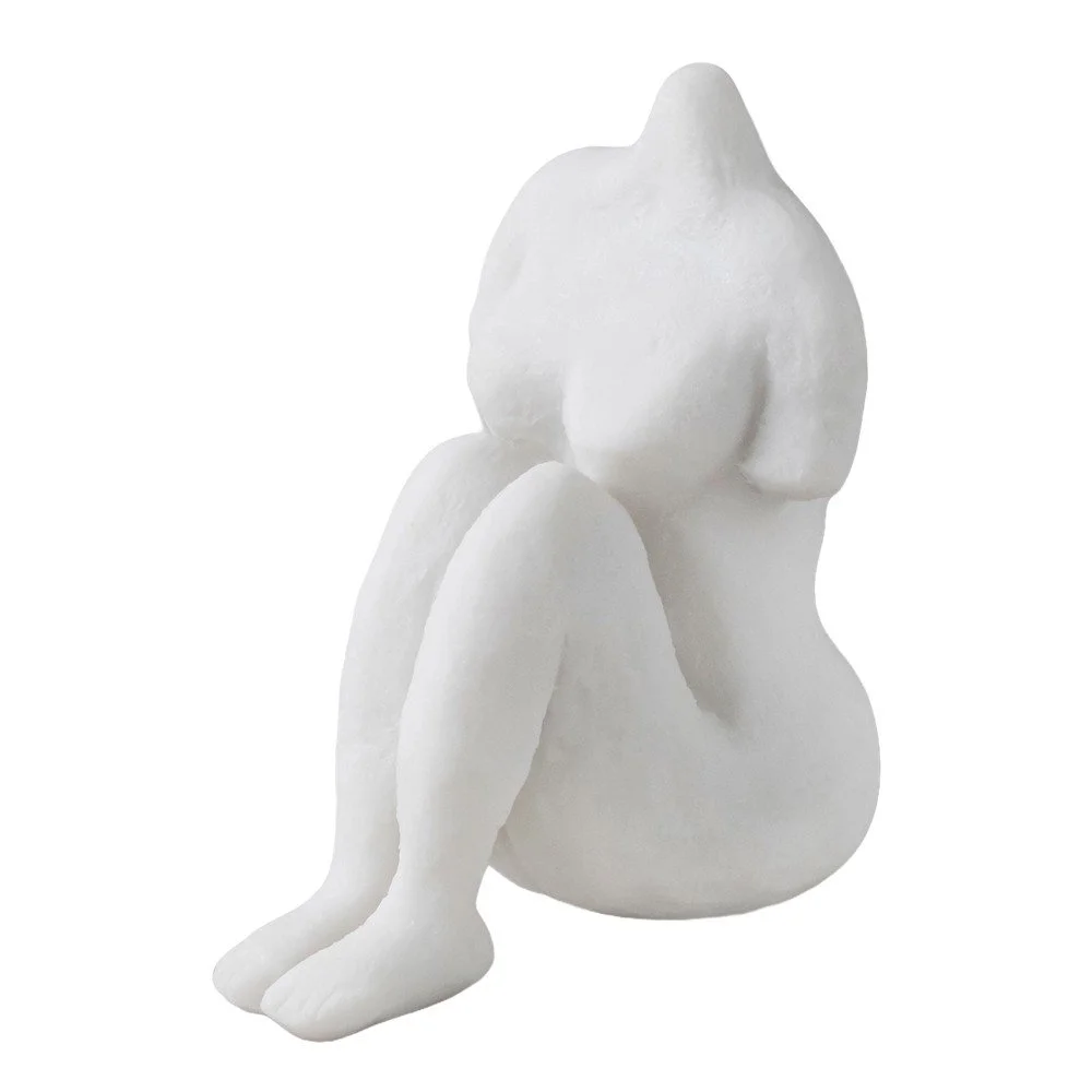 Soška z polyresinu Sitting Woman – Mette Ditmer Denmark v:1615746