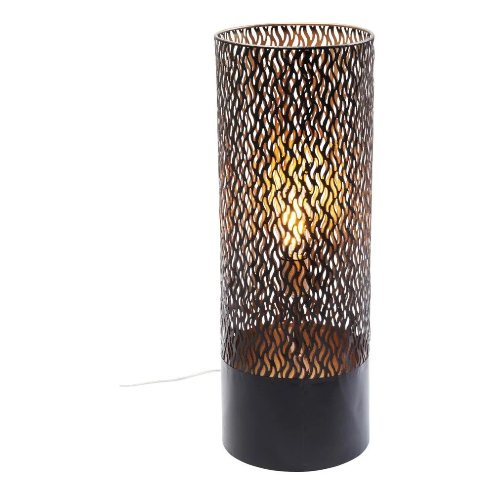 Černá stojací lampa Kare Design Flame, výška 65 cm v:896814