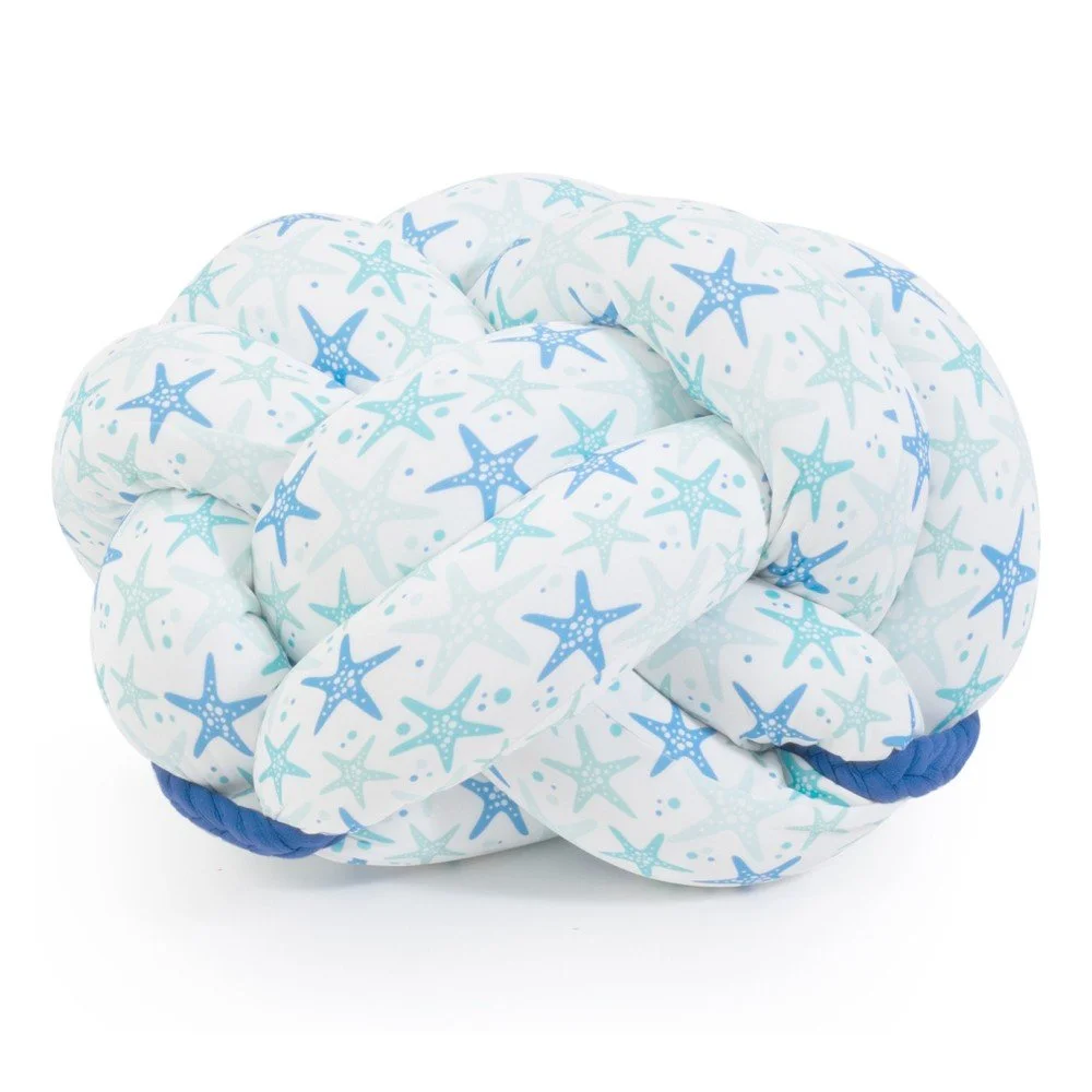 Malý polštář/puf Knotty Knots Sea v:839616