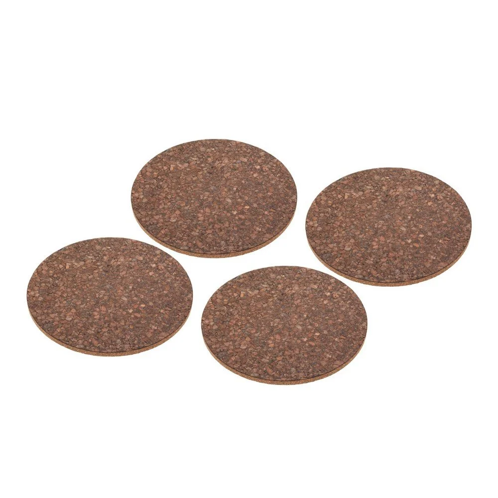 Sada 4 korkových prostírání Kitchen Craft Natural Elements, 25 cm v:774514