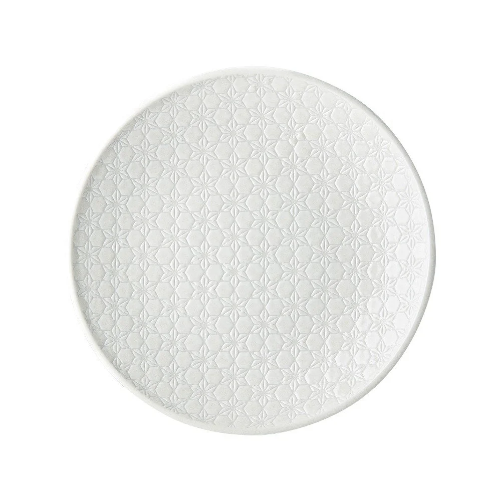 Bílý keramický talíř MIJ Star, ø 25 cm v:1348121