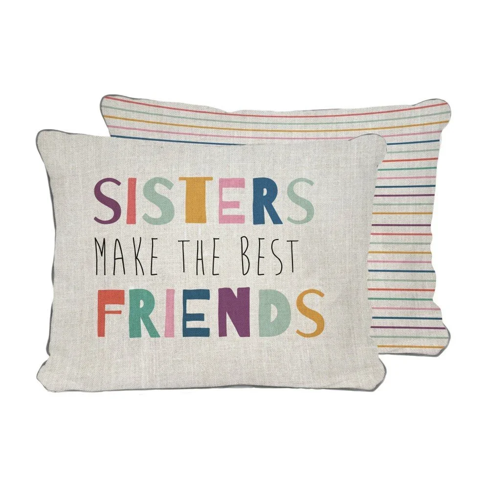 Oboustranný polštář Little Nice Things Sisters, 50 x 35 cm v:1046624