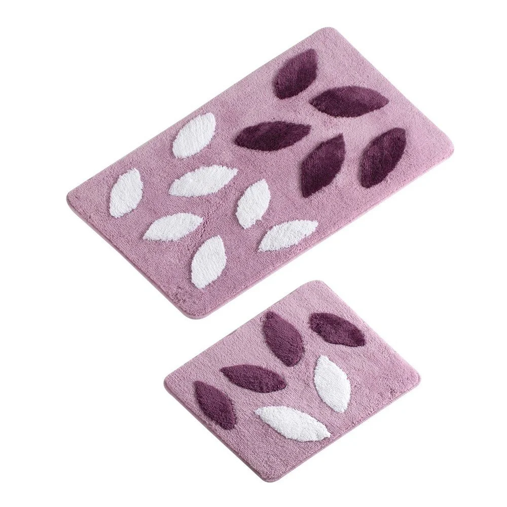 Sada 2 fialových koupelnových předložek Werka Bath Mat Hulo v:1156332
