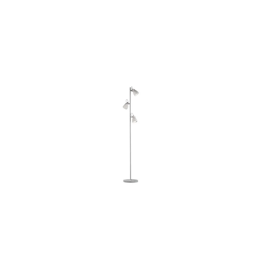 Šedá stojací lampa Trio Concrete, výška 1,6 m v:1298336