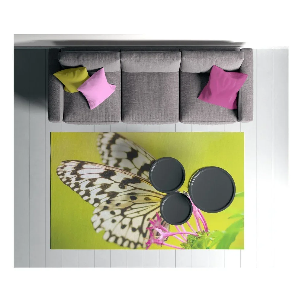 Zelený koberec Oyo home Suzzo Butterfly, 100 x 150 cm v:1189472