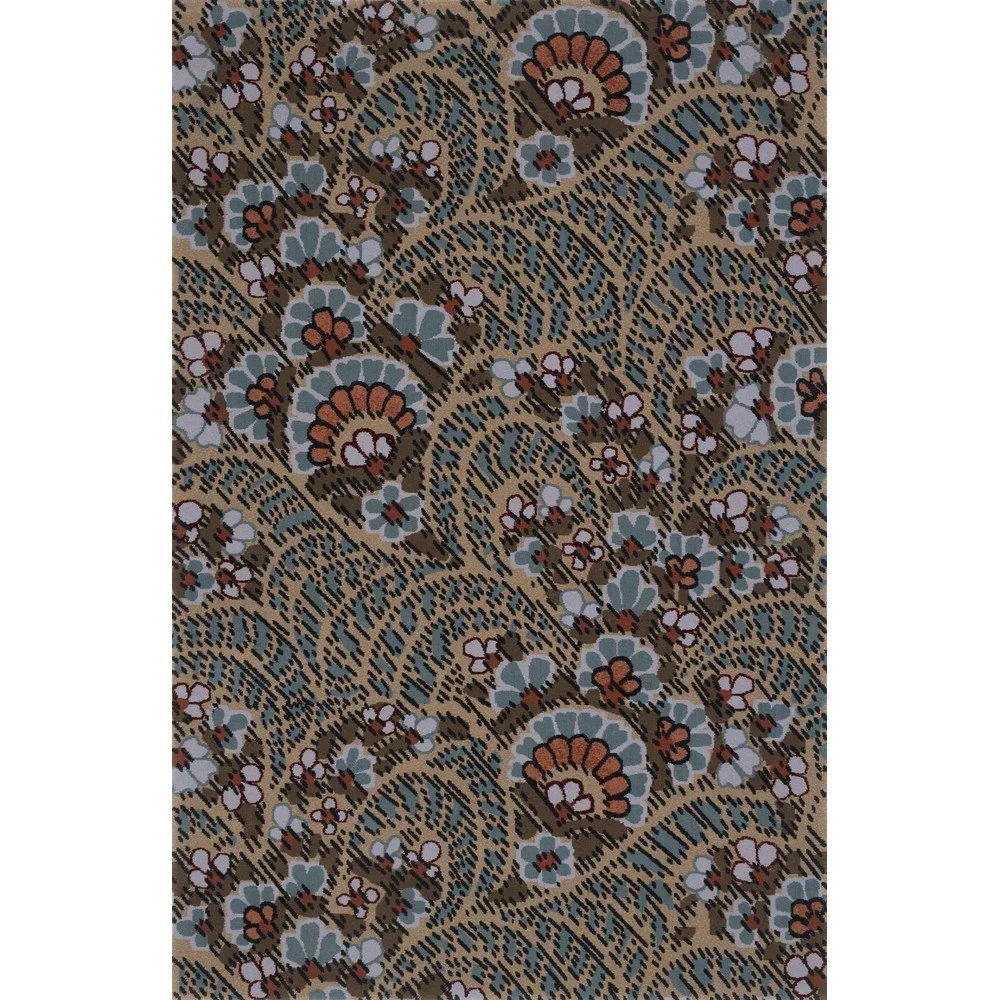 Hnědý vlněný koberec 133x190 cm Paisley – Agnella v:1638842