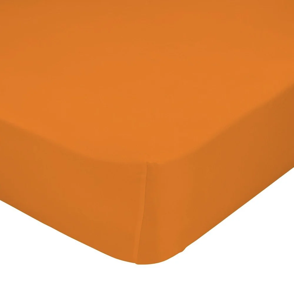 Oranžové elastické prostěradlo HF Living Basic, 105 x 200 cm v:759022