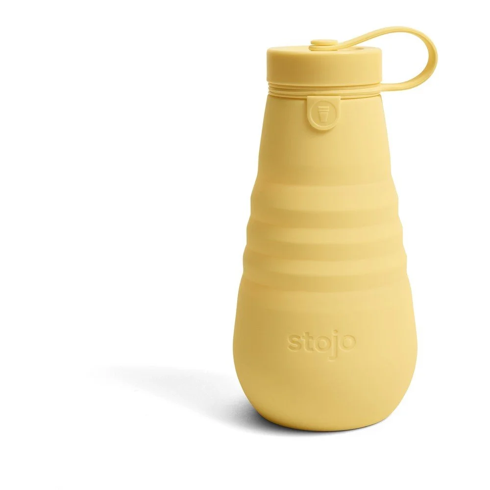 Žlutá skládací láhev Stojo Bottle Mimosa, 590 ml v:1341379