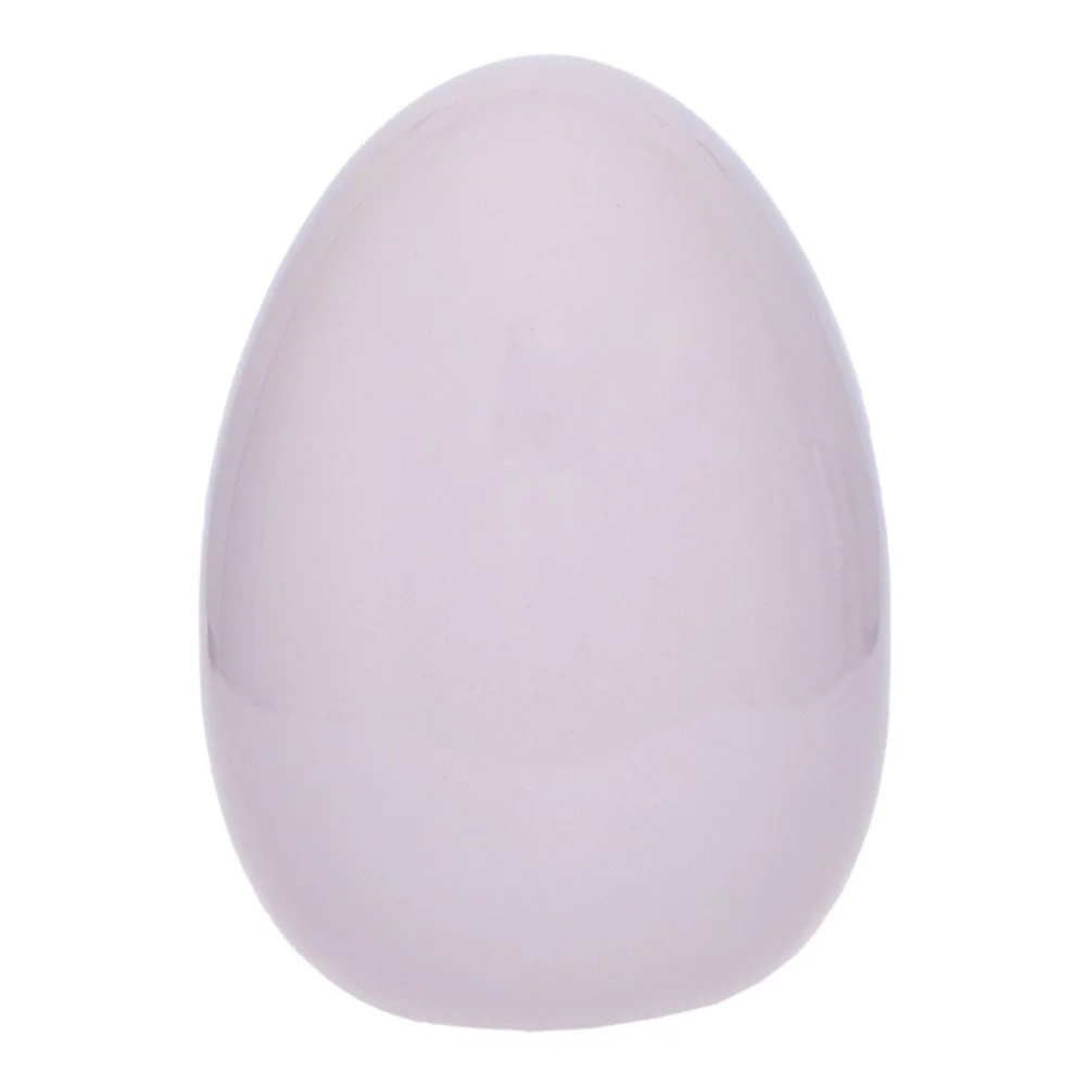 Růžová keramická dekorativní soška Ewax Pearl Egg, výška 16 cm v:1000776