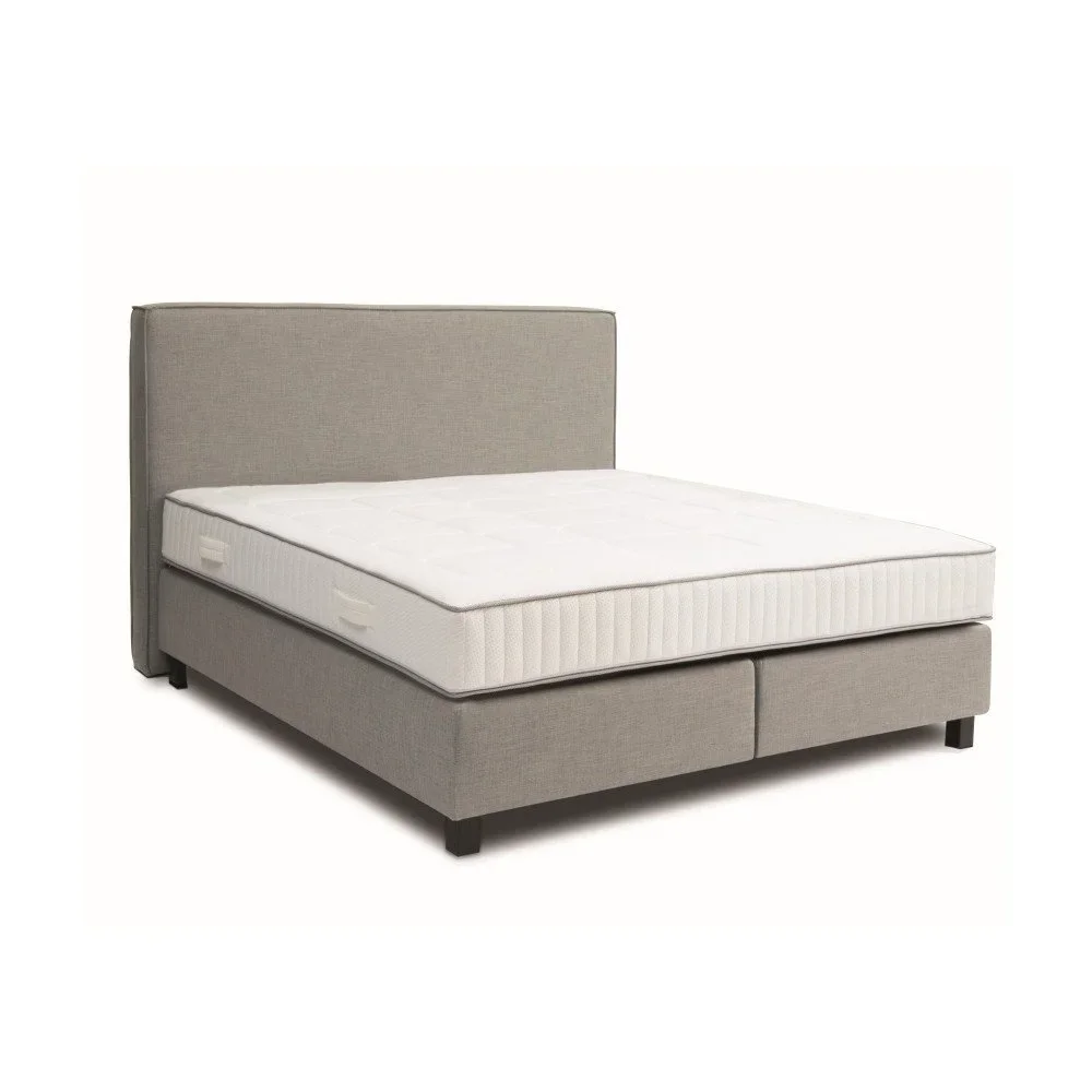 Světle šedá boxspring postel Revor Milano, 160 x 200 cm v:756094
