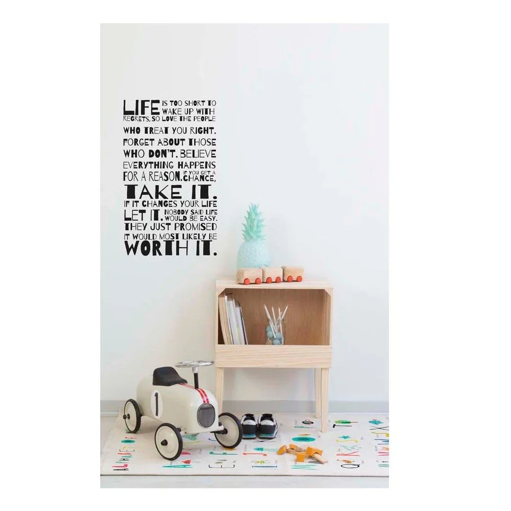 Vinylová samolepka na stěnu Little Nice Things Life v:935740