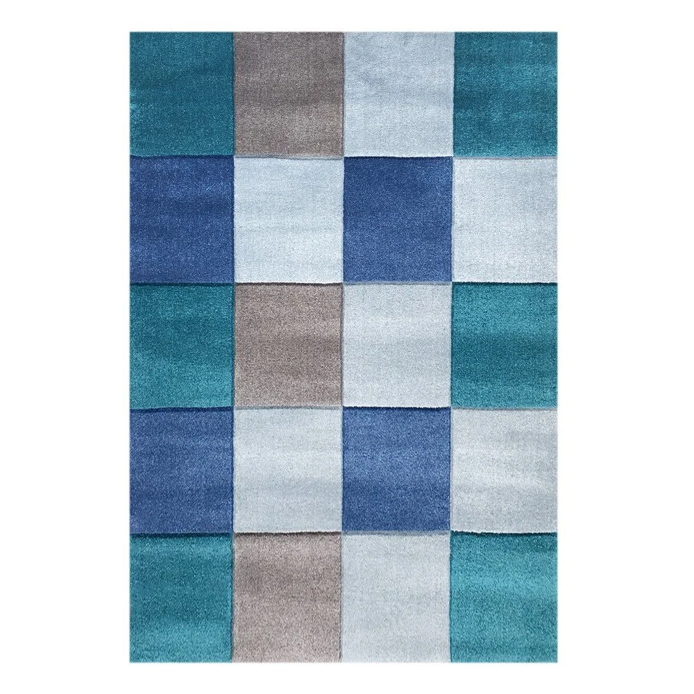 Modrý dětský koberec Happy Rugs Patchwork, 120 x 180 cm v:738098