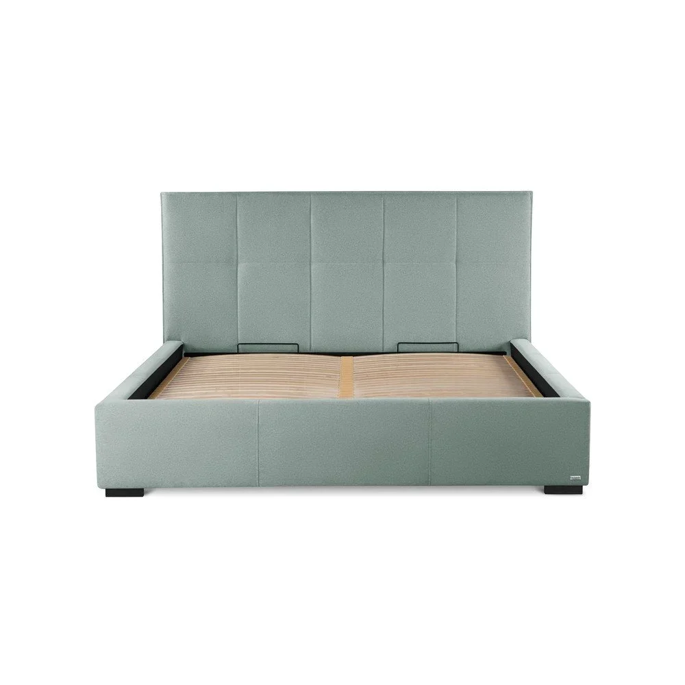 Mentolově zelená dvoulůžková postel s úložným prostorem Guy Laroche Home Allure, 140 x 200 cm v:1234034