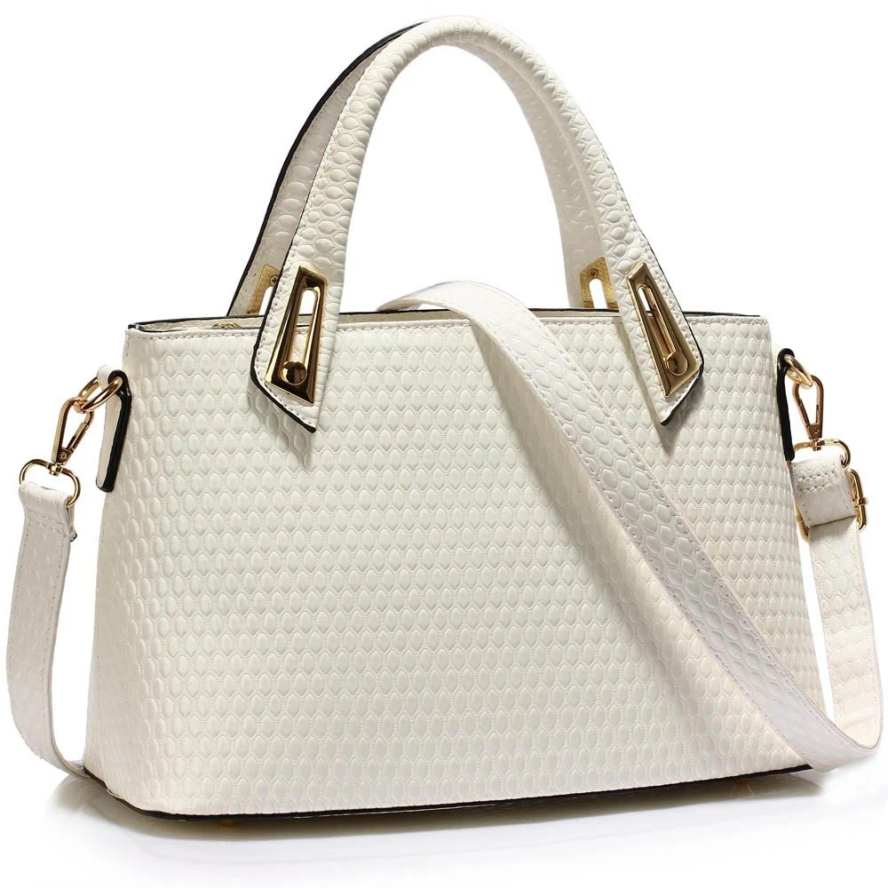 Bílá kabelka L&S Bags Belleville v:773482