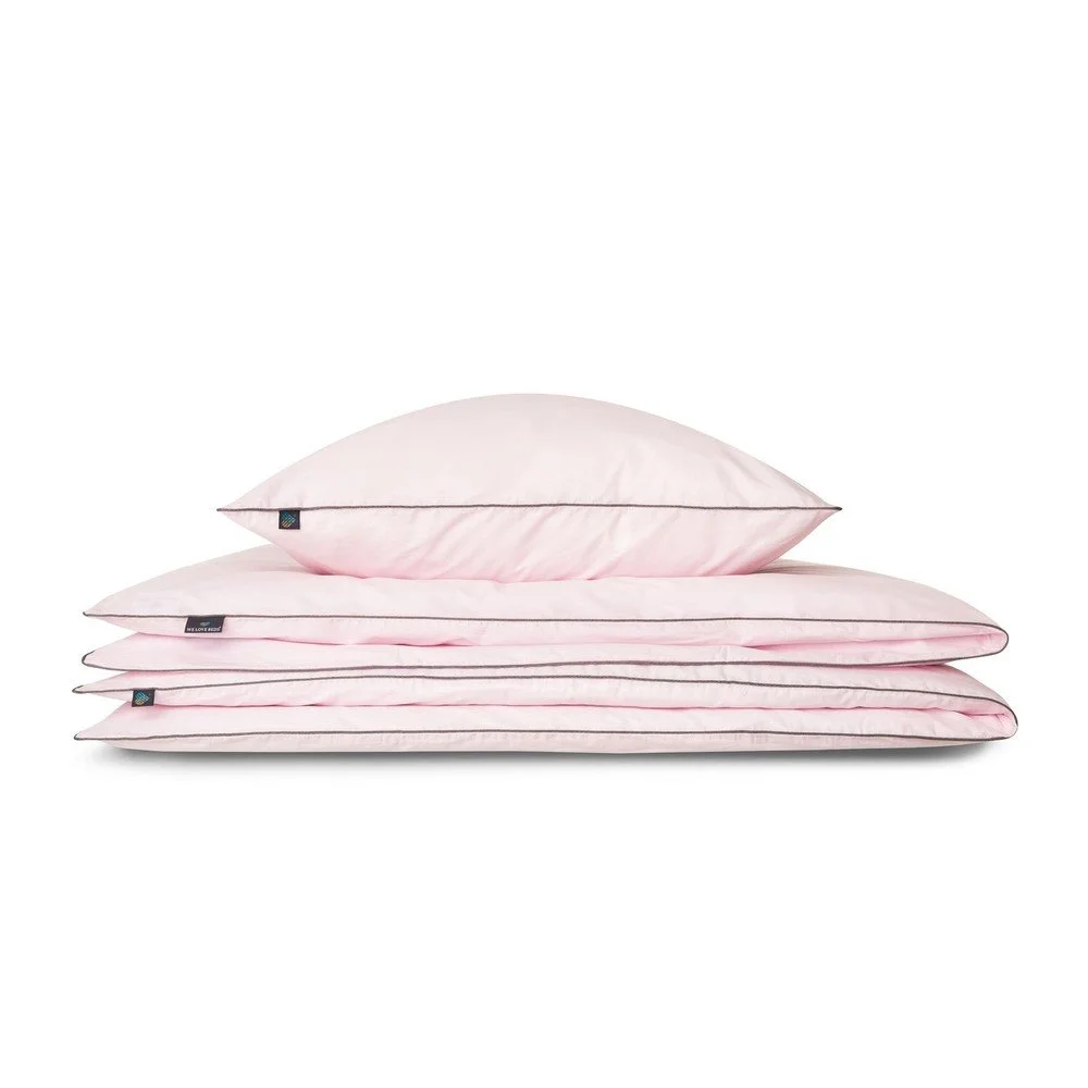 Růžový prodloužený povlak na peřinu na dvoulůžko z egyptské bavlny 200x220 cm Peonia – WeLoveBeds v:1157628