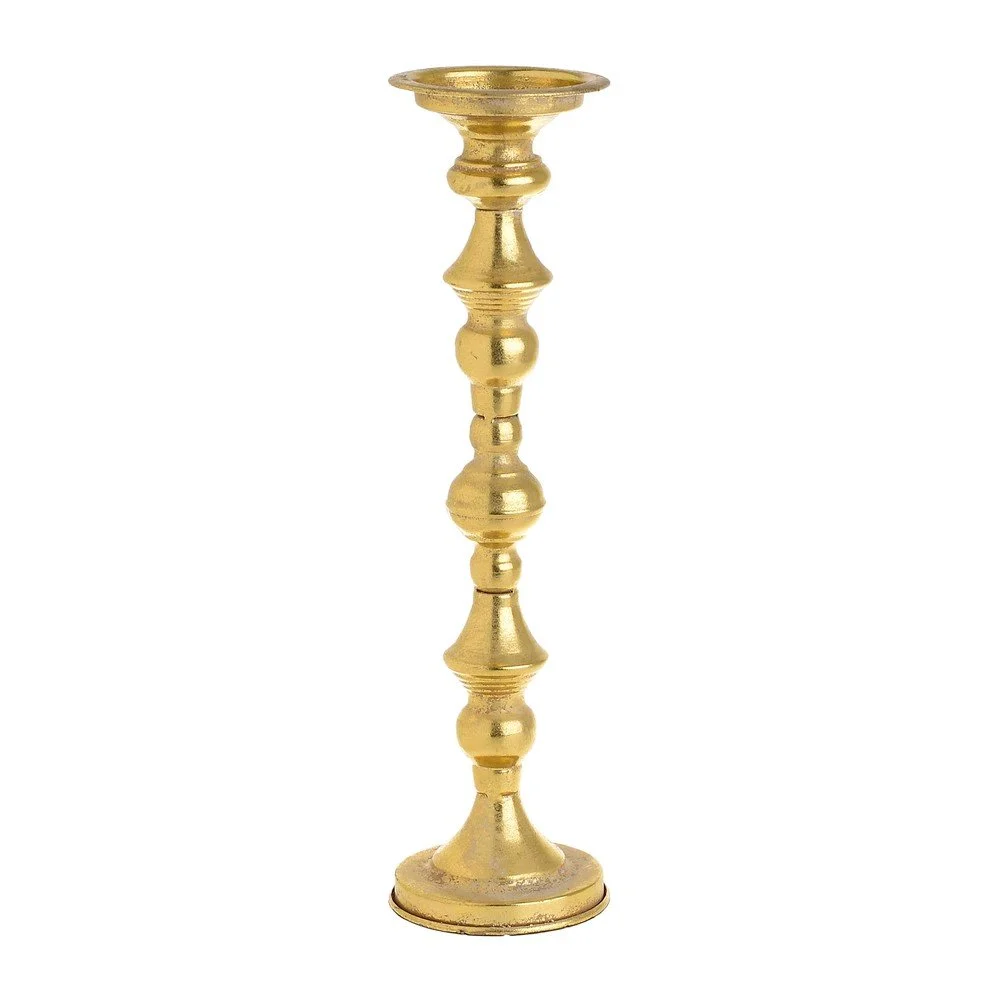 Kovový svícen ve zlaté barvě InArt, výška 44 cm v:1200356